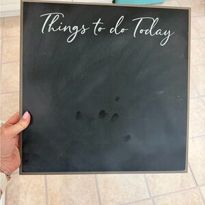 Black Chalkboard Wall Decor